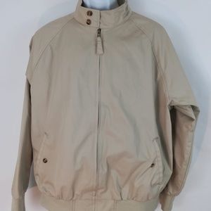 John Blair Windbreaker Jacket Mens Large Full Zip